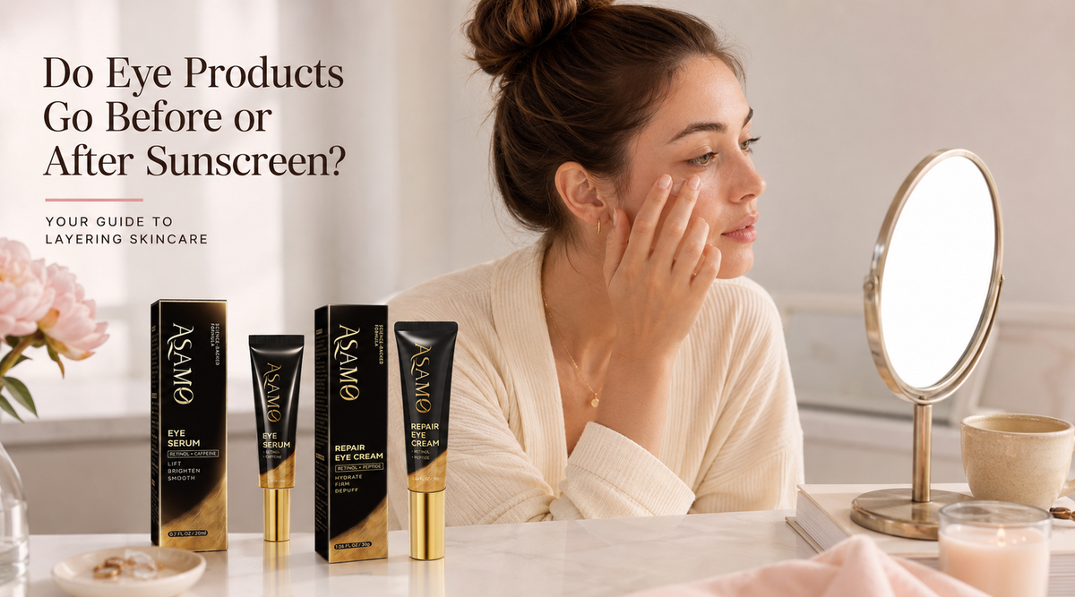 Do Eye Products Go Before or After Sunscreen?
