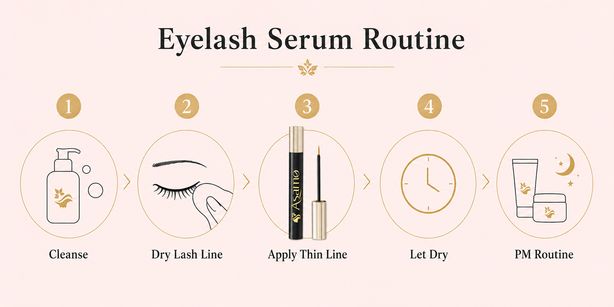 How to Apply Lash Serum: Amount, Placement, and Timing