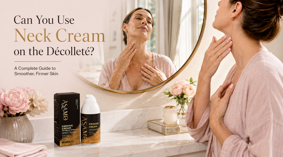 Can you use neck cream on the décolleté?