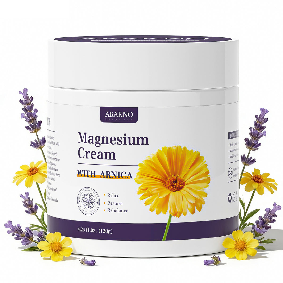 ABARNO Magnesium + Arnica Body Cream