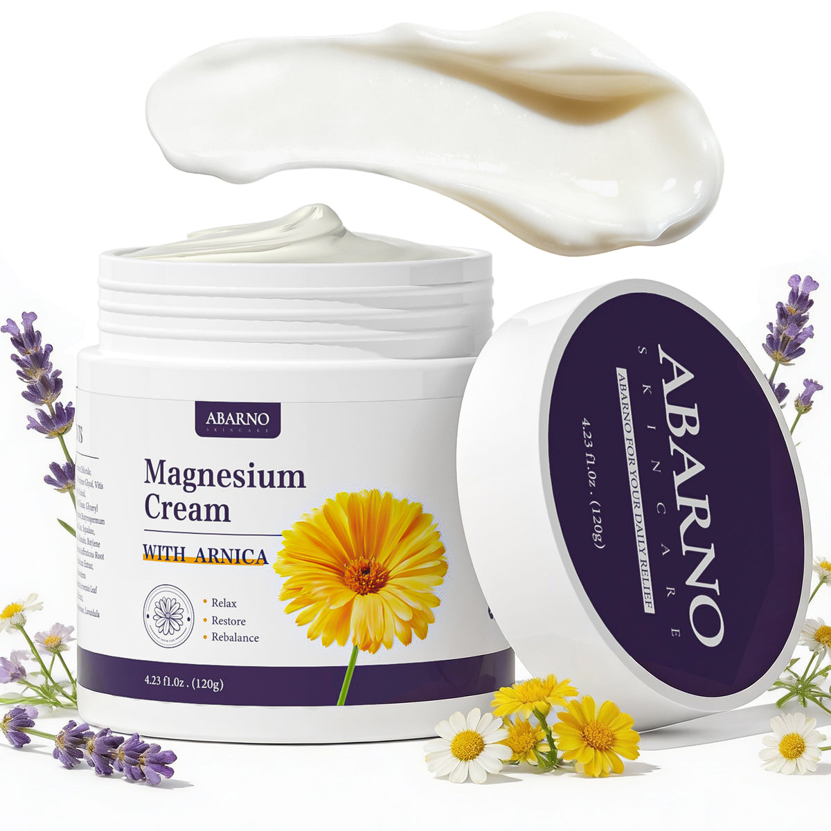 ABARNO Magnesium + Arnica Body Cream