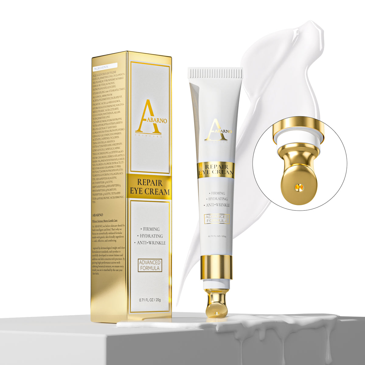 ABARNO Peptide + Caffeine Hydrating Eye Cream