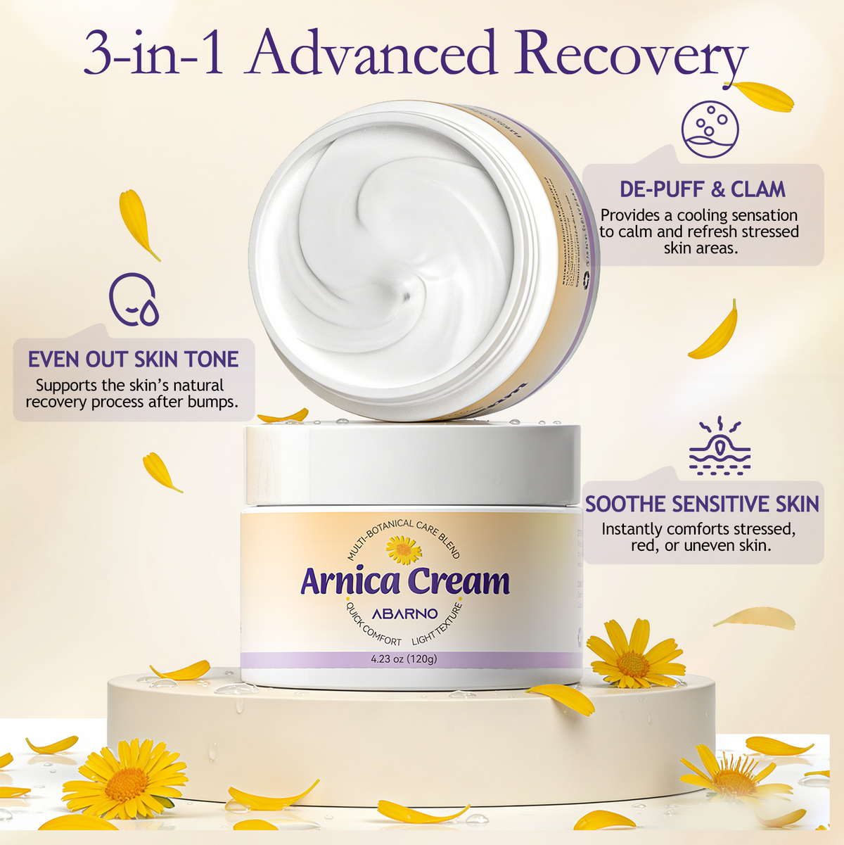 ABARNO Arnica + Centella Soothing Body Cream