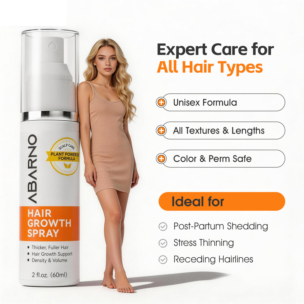 ABARNO Biotin + Rosemary Hair & Scalp Spray