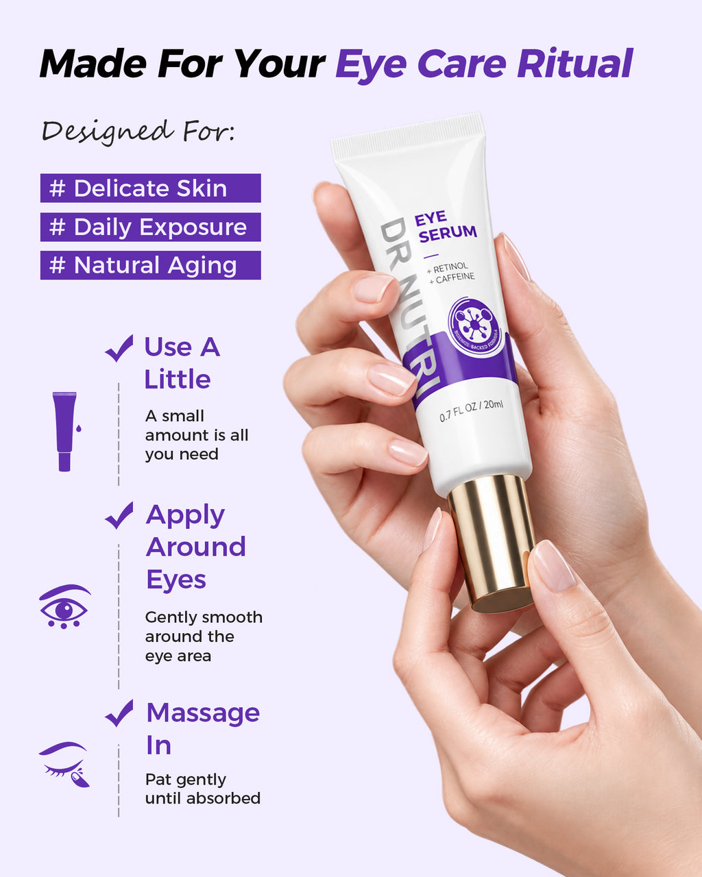 Drnutri Retinol + Caffeine Eye Serum