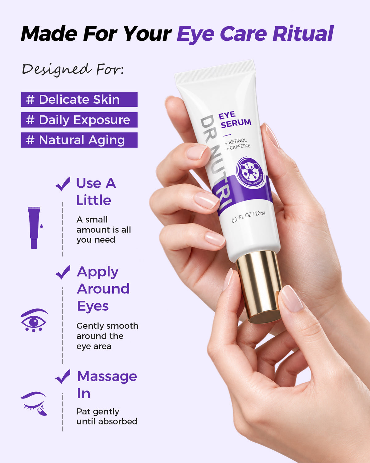Drnutri Retinol + Caffeine Eye Serum