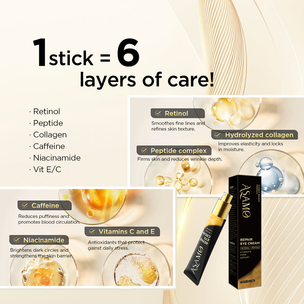 ASAMO Retinol + Peptide Eye Cream