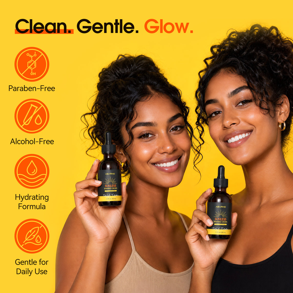 ABARNO Hyaluronic Acid Sunless Tanning Drops