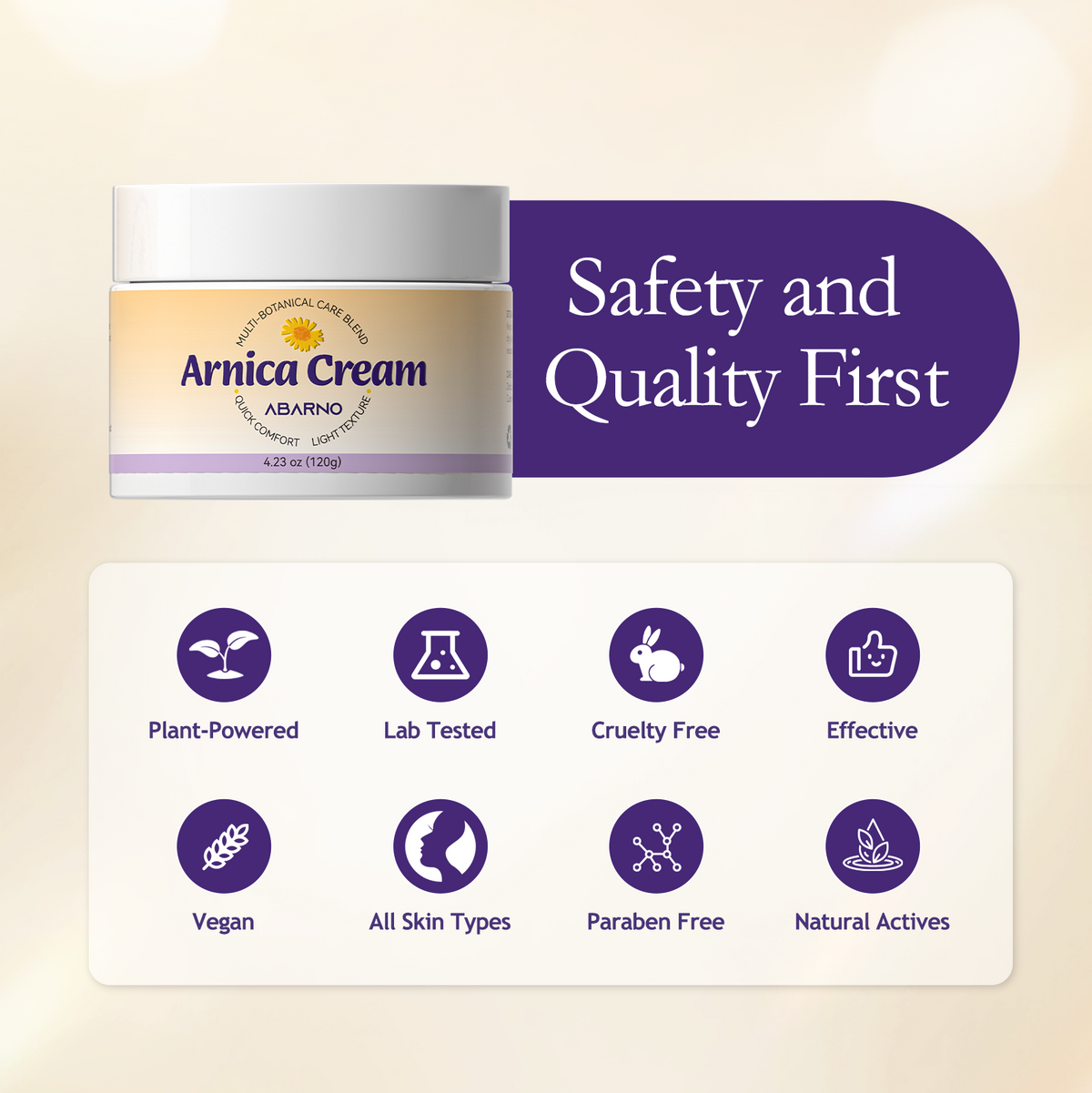 ABARNO Arnica + Centella Soothing Body Cream