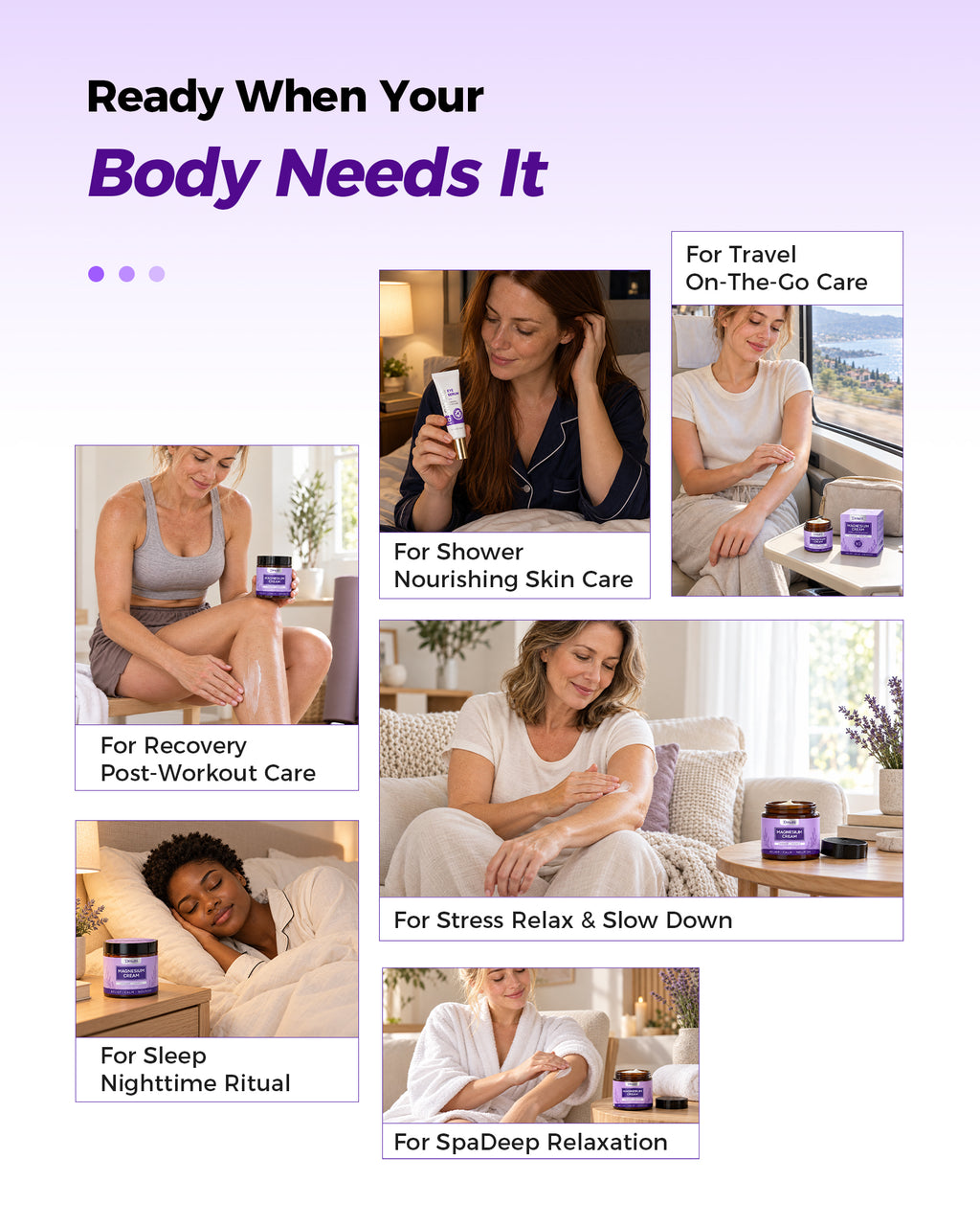 Drnutri Lavender Magnesium Body Cream