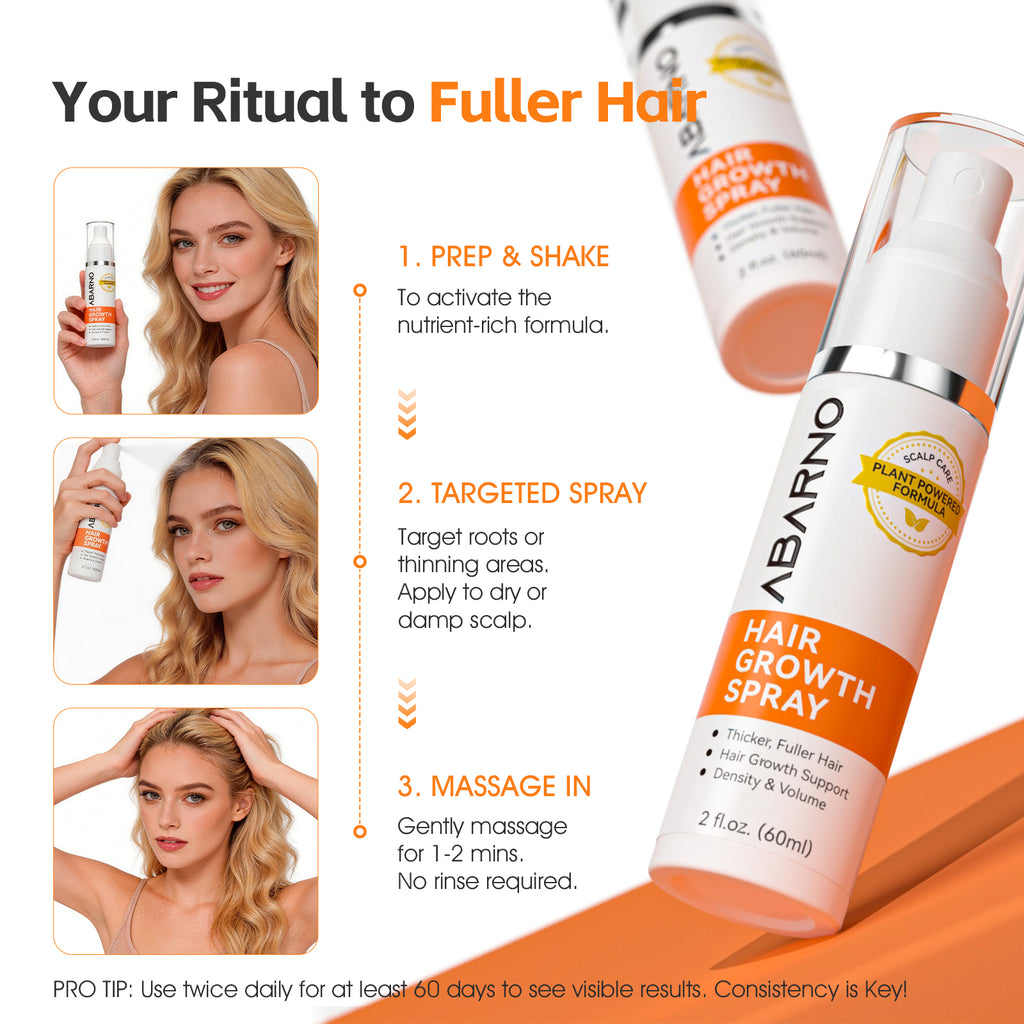 ABARNO Biotin + Rosemary Hair & Scalp Spray