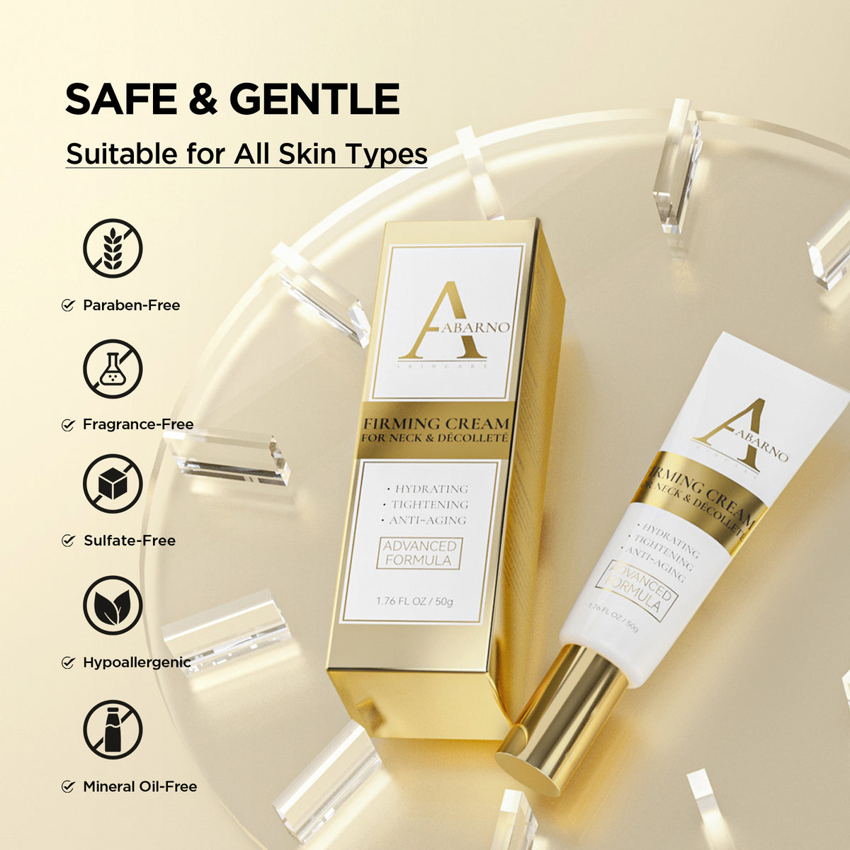 ABARNO Retinol + Collagen Neck Firming Cream