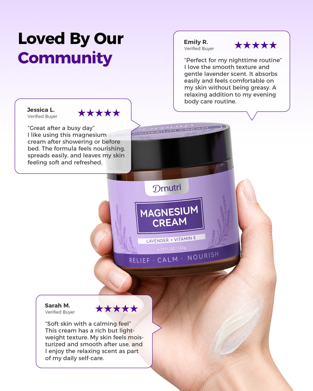 Drnutri Lavender Magnesium Body Cream