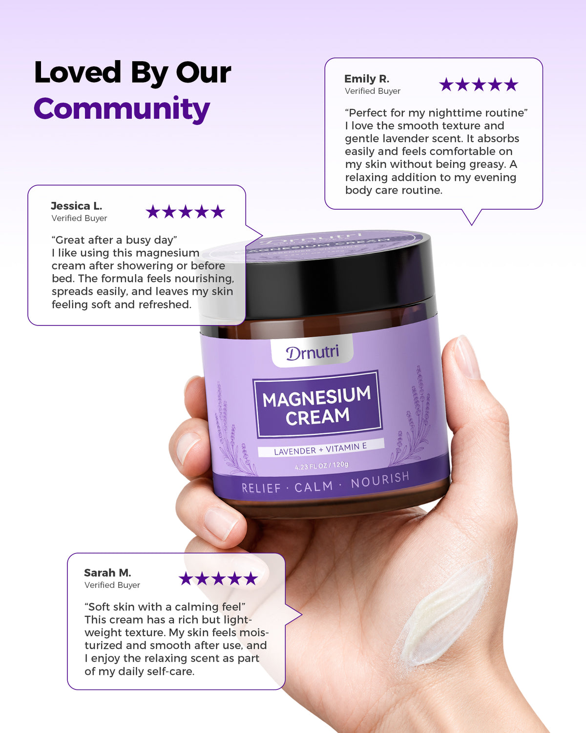 Drnutri Lavender Magnesium Body Cream