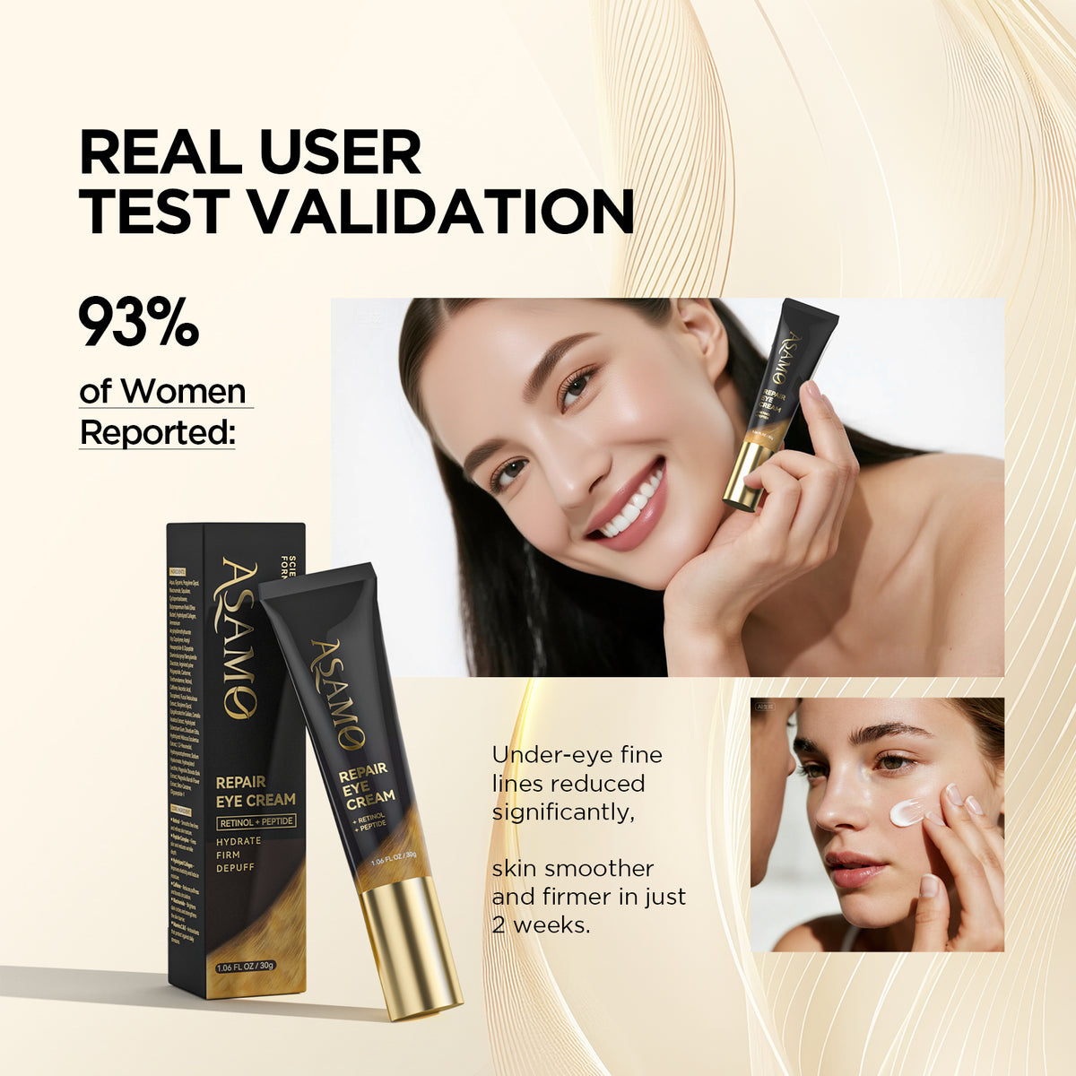 ASAMO Retinol + Peptide Eye Cream