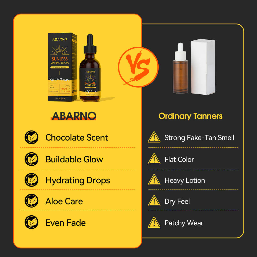ABARNO Hyaluronic Acid Sunless Tanning Drops