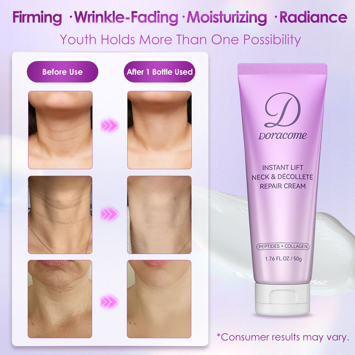 Doracome Peptide + Collagen Neck Cream