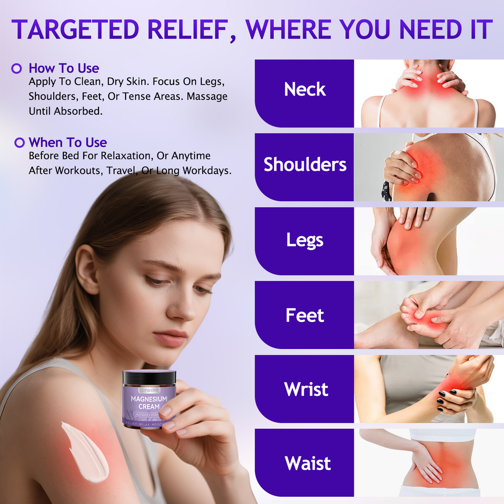 Doracome Lavender Magnesium Body Cream