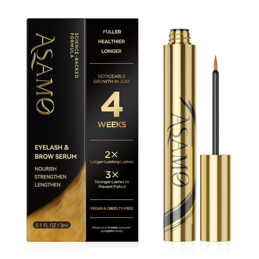 ASAMO Eyelash & Eyebrow Growth Serum - 2-in-1 Lash & Brow